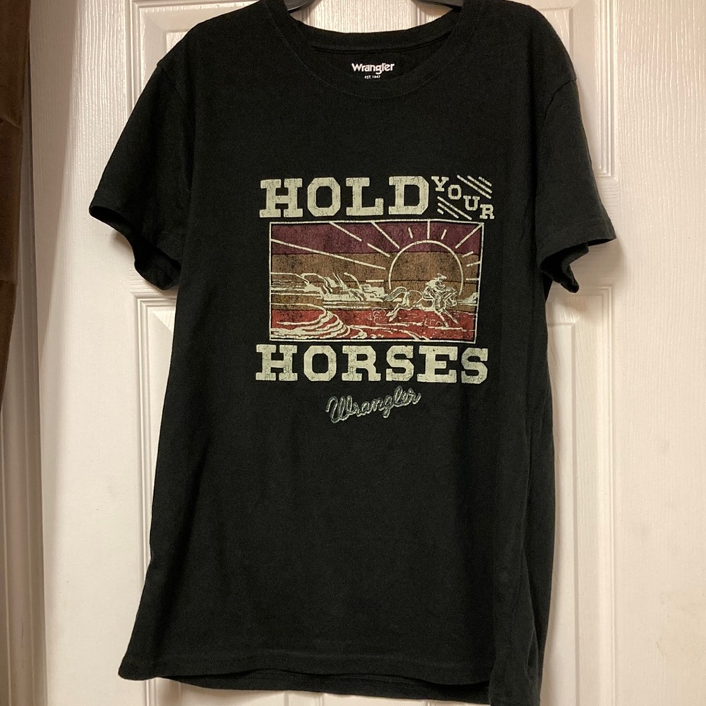 Wrangler Black Graphic T-Shirt